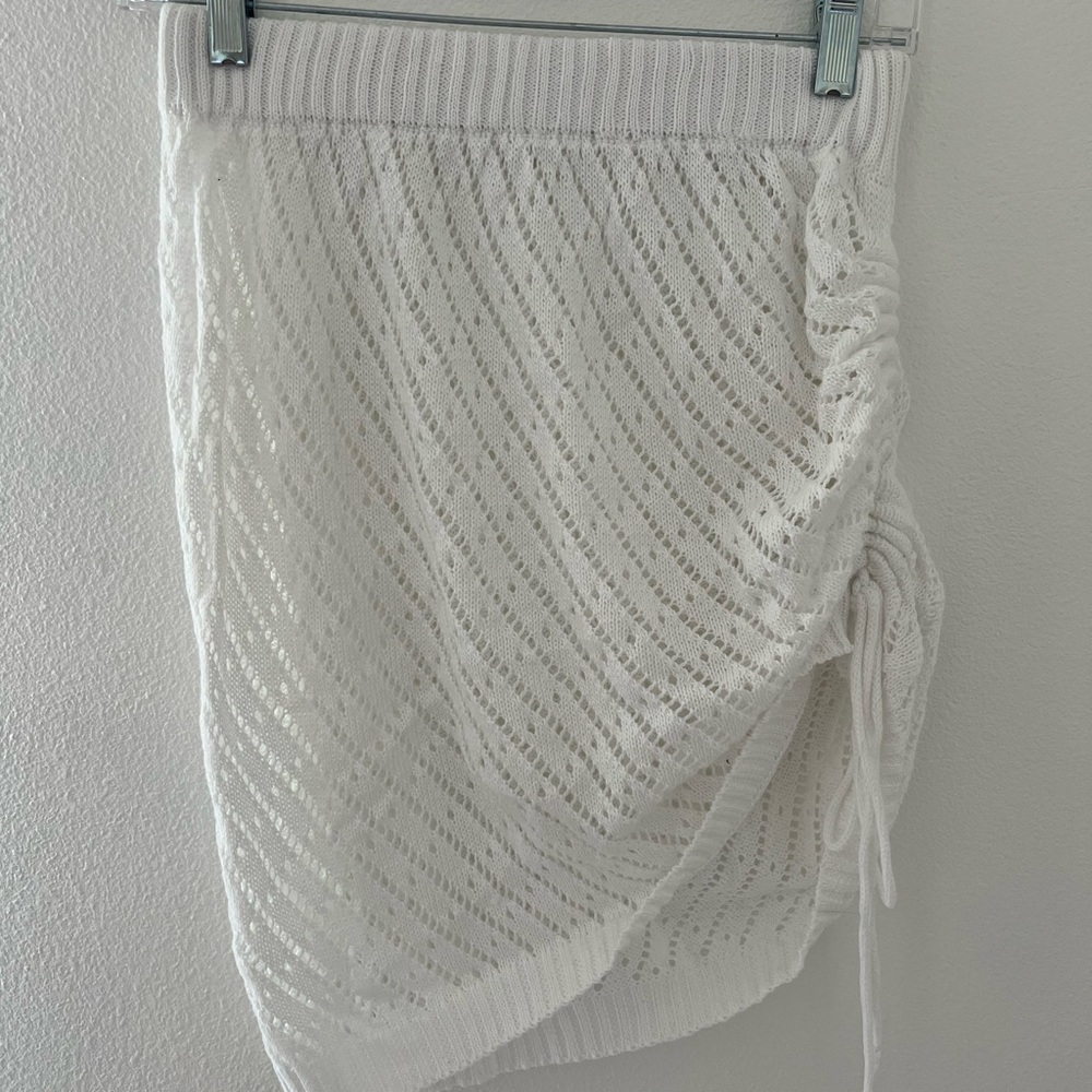 White Knit Skirt